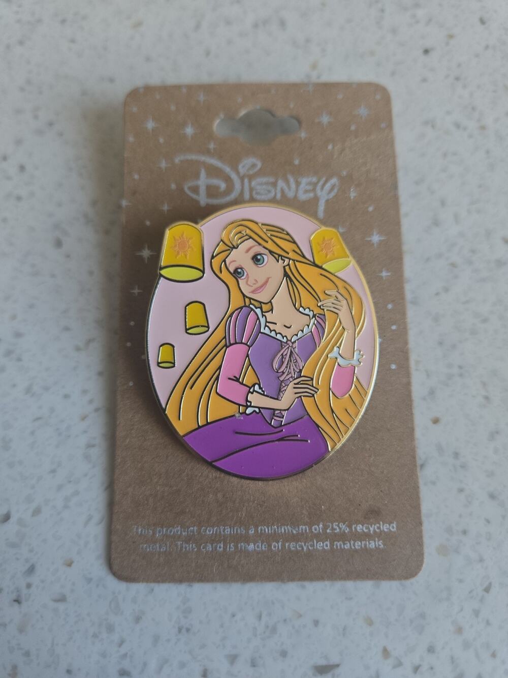 Princess Rapunzel Tangled Profile Portrait Lanterns Loungefly Uncas Disney Pin